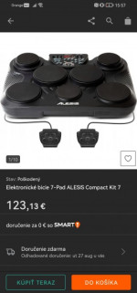 Predám elektrické bicie alesis compact kit 7 – fotka 2